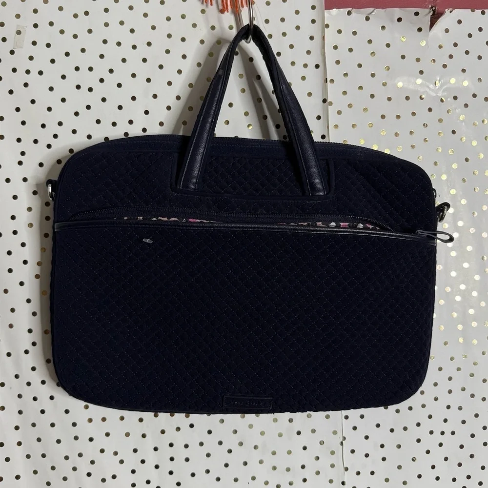 Vera Bradley Midnight Blue Quilted Laptop Bag